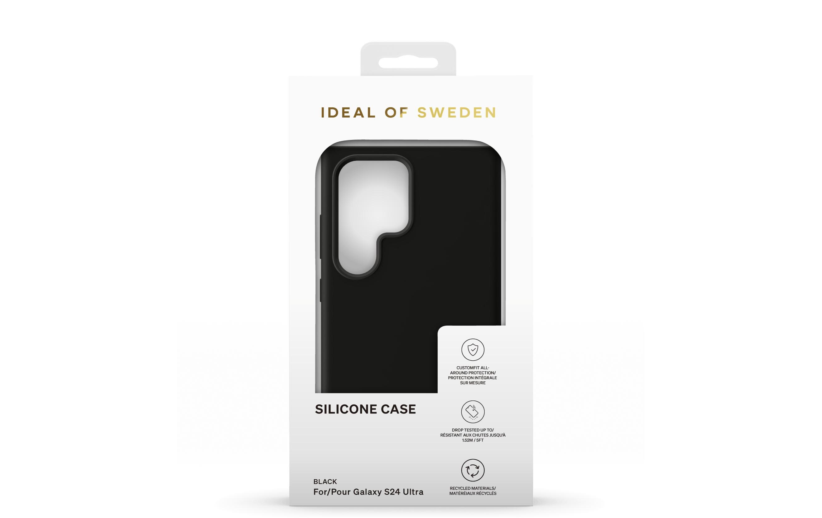 Back Cover Silicone Galaxy S24 Ultra SchwarzSilikon-Backcover für das Samsung Galaxy S24 Ultra