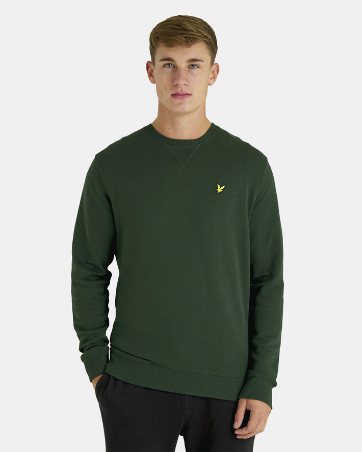 Lyle & Scott Crew Neck Sweatshirt W486 dark green