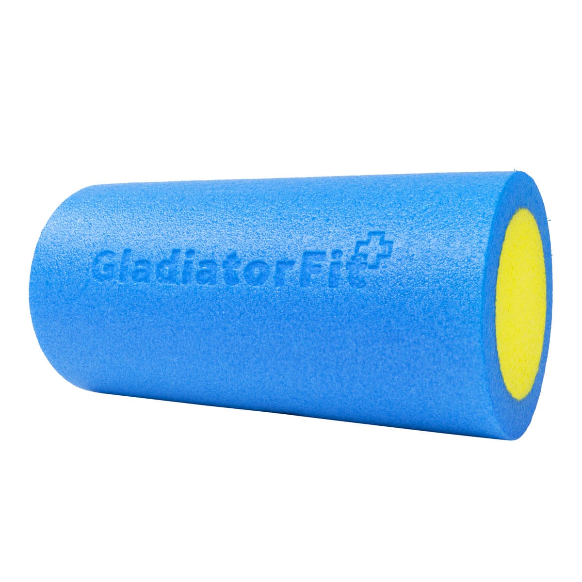 Rolo de espuma para massagem Gladiatorfit de 30 cm com firmeza média e 15 cm de diâmetro.