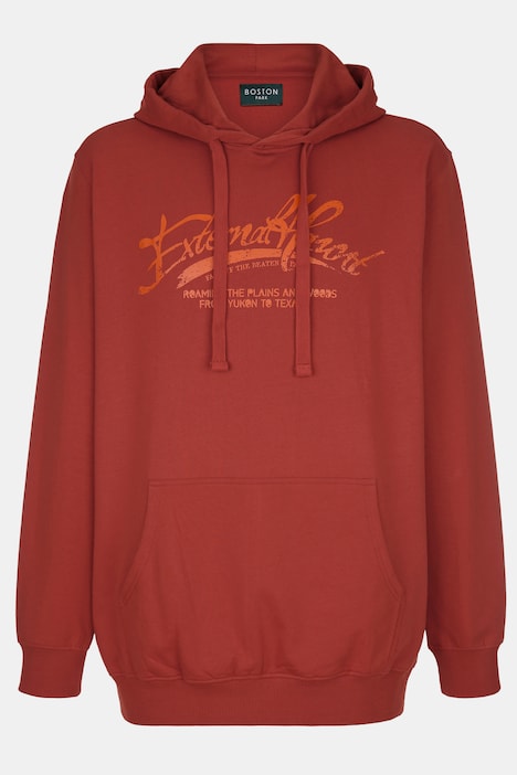 Boston Park Hoodie, Schriftzug, Kapuze, bis 72/74
