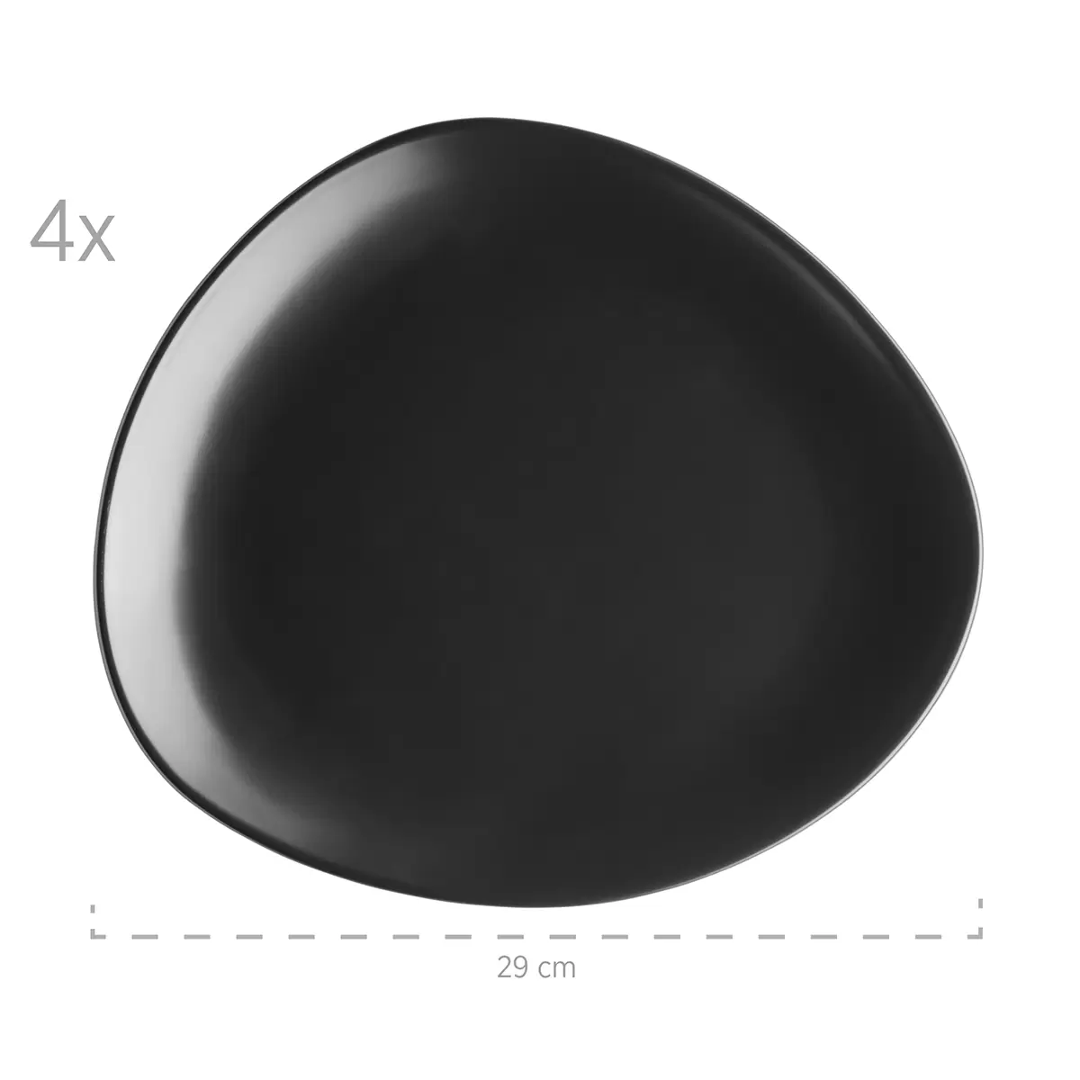 KOmbiset 16-tlg. GLENDALE Schwarz