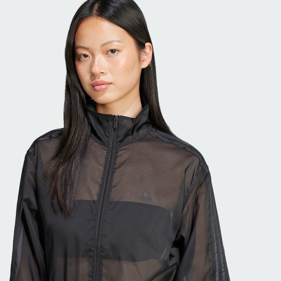 Adidas Original Veste de survêtement tissu transparent Adicolor