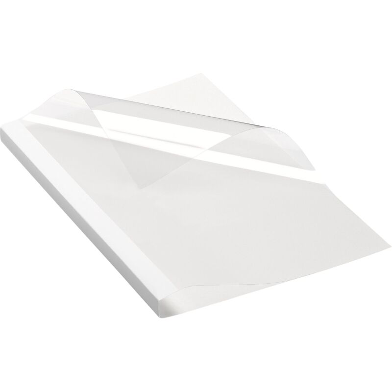 Couverture de thermosoudure dos 15 mm carton 200 g Fellowes blanche