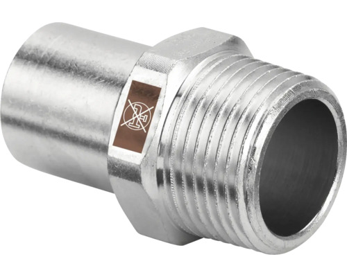Viega Temponox persfitting inzetstuk RVS perscontour V 1711.1 15 mm x 1/2 inch AG 810634