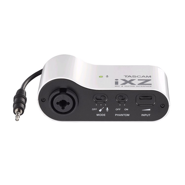 Tascam iXZ microfoon- en gitaarinterface voor iPad/iPhone/iPod
