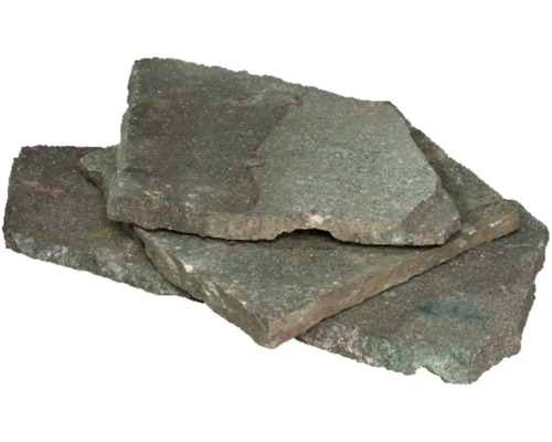 Porfier polygonale plaat, grijsviolet, 2-5 cm dik
