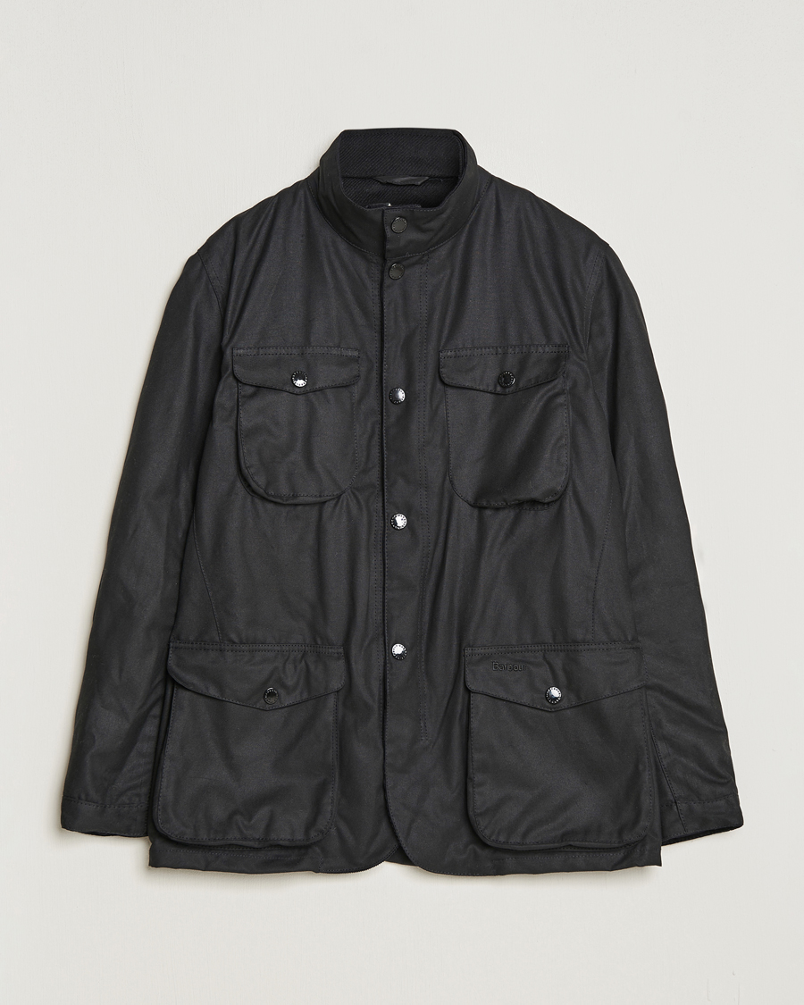 Barbour Lifestyle Ogston Waxed Jacket Black