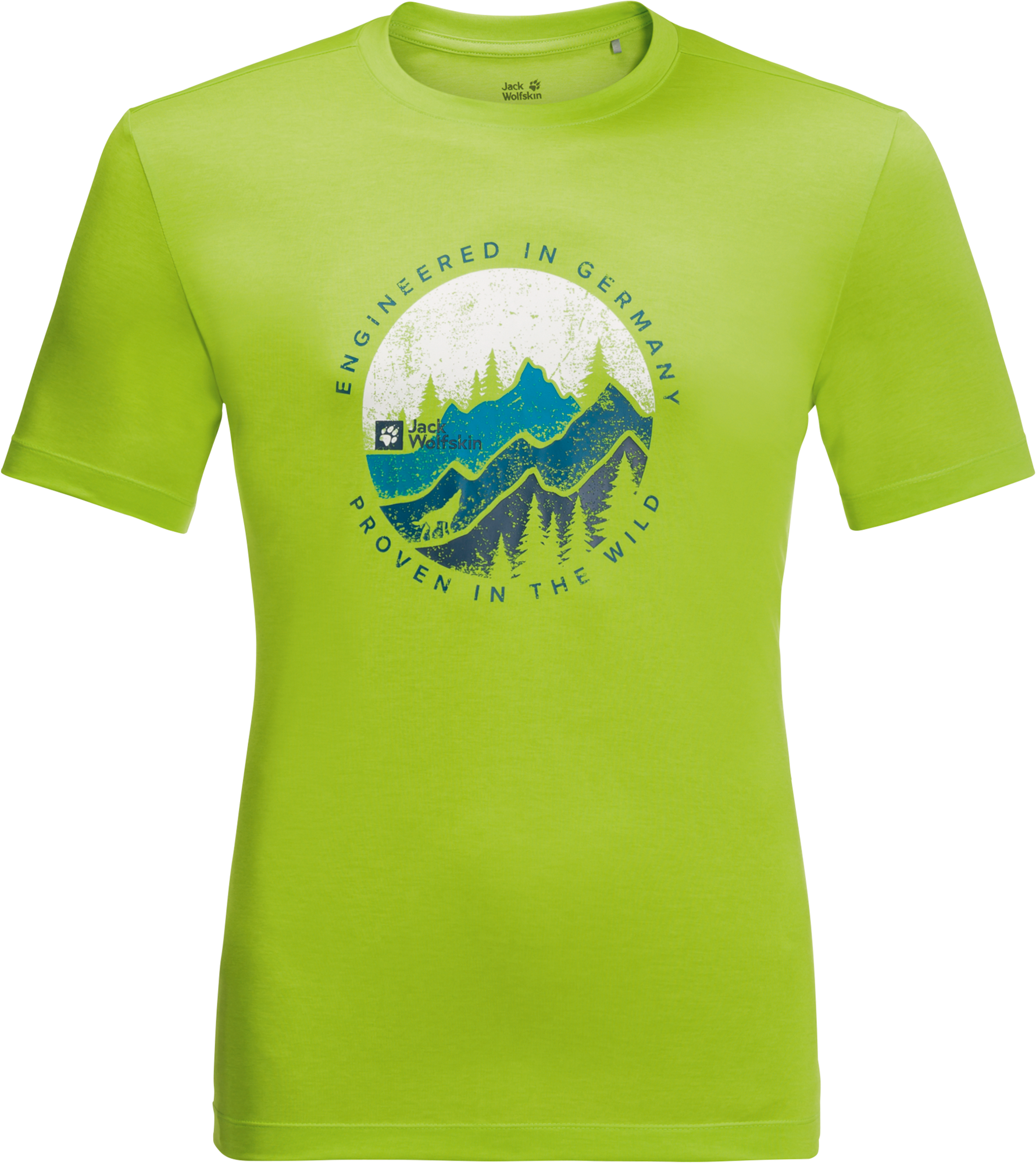 Jack Wolfskin Hiking S/s Herren Funktionsshirt fresh green