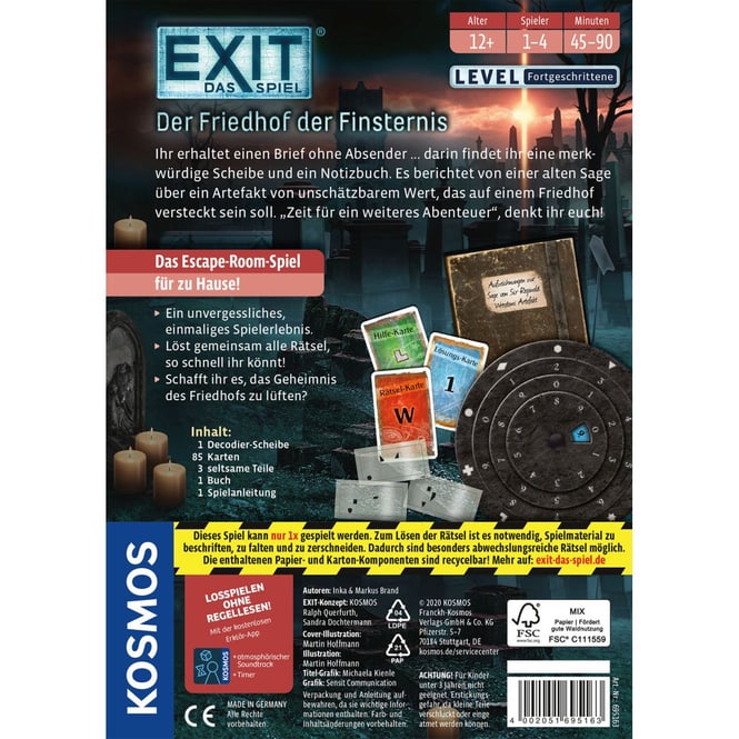 EXIT - Das Spiel - Der Friedhof der Finsternis - Fortgeschrittene