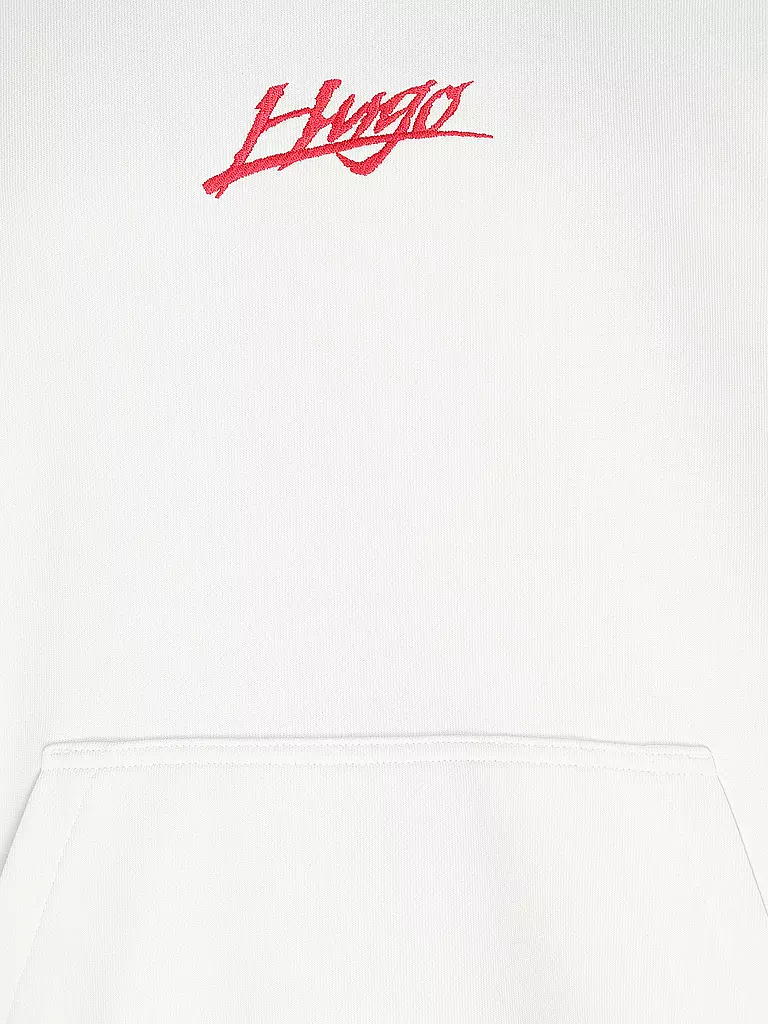 HUGO Kapuzensweater - Hoodie  weiss