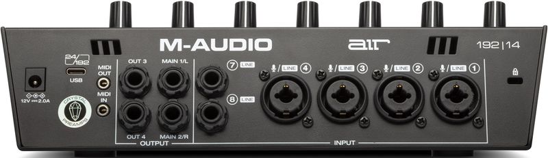 M-Audio - AIR 192 14 - Audio-interface - Zwart - 24-bit/192kHz Opnames