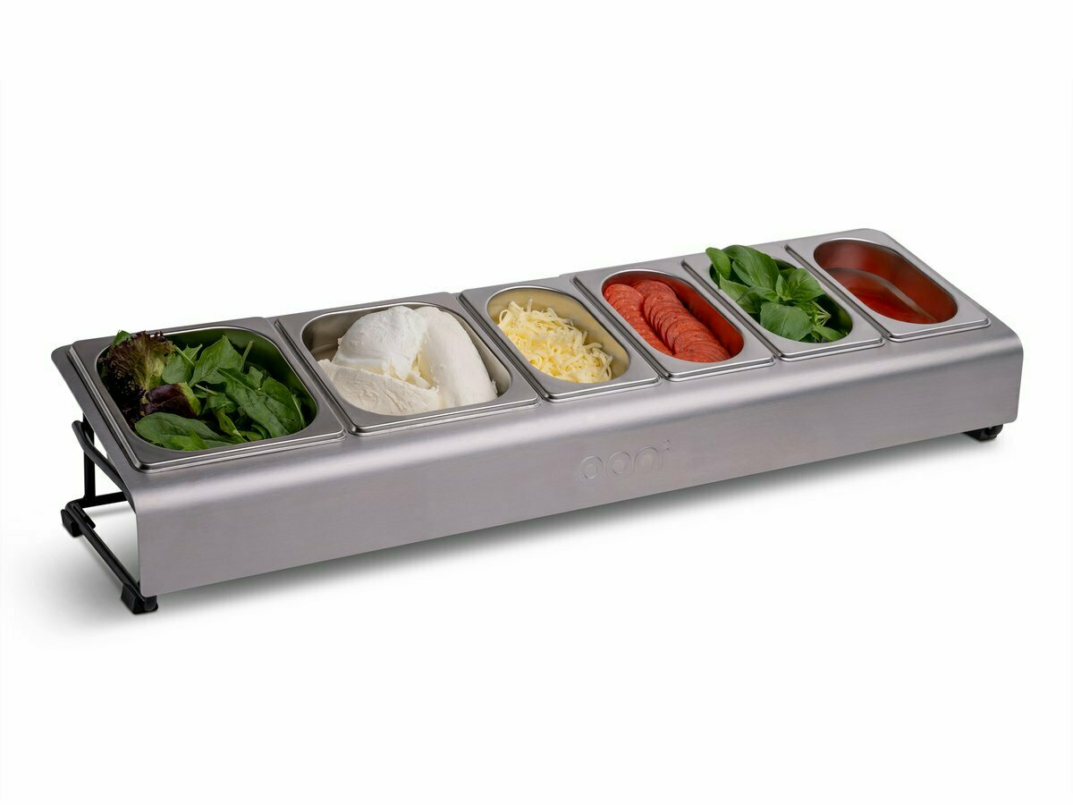 Ooni pizza topping station