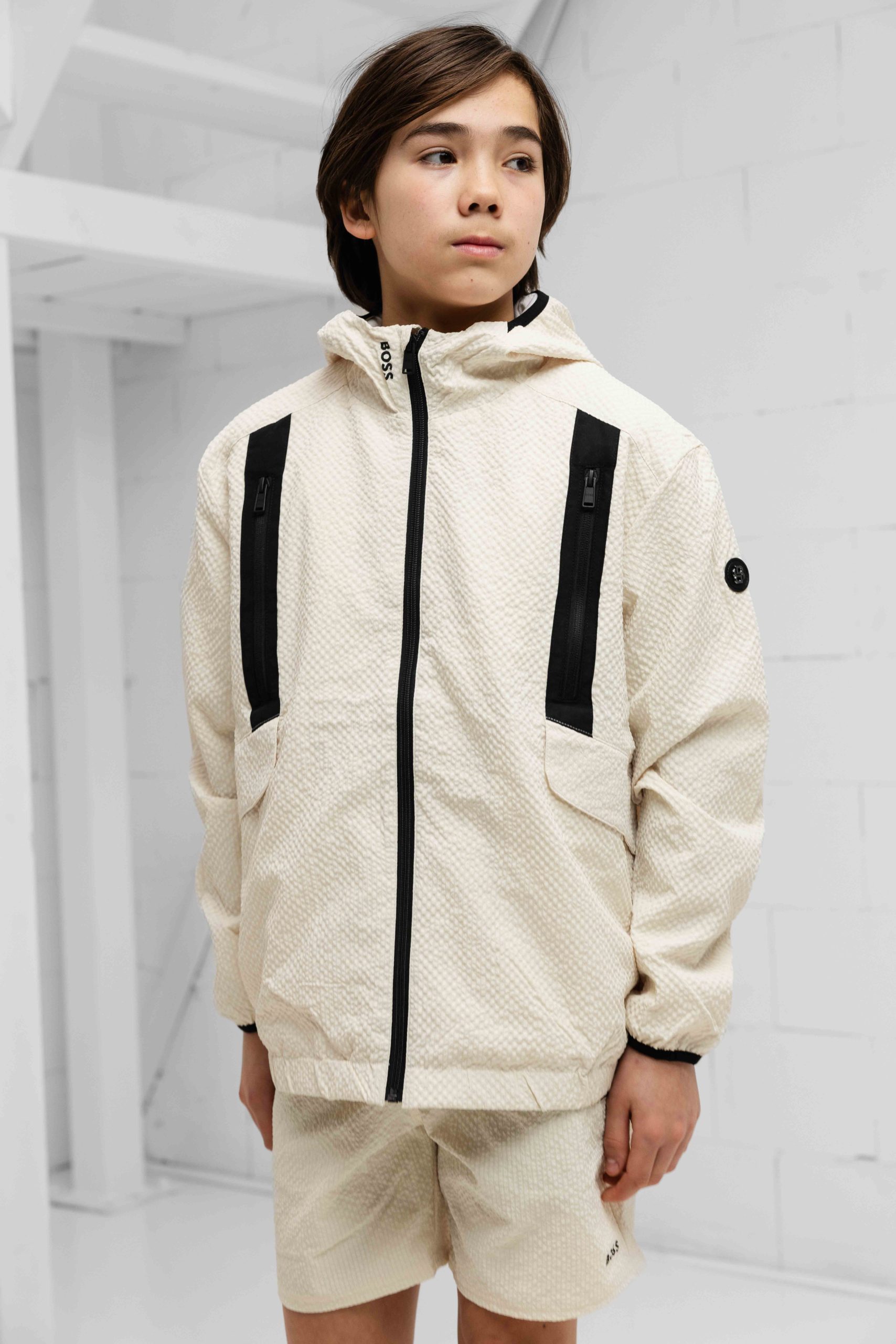 Hugo Boss Windbreaker Kids Beige