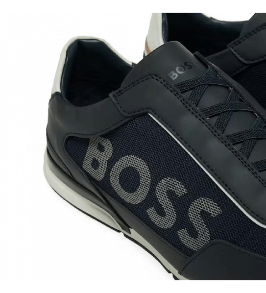 BOSS Saturno Slon Navy Trainers