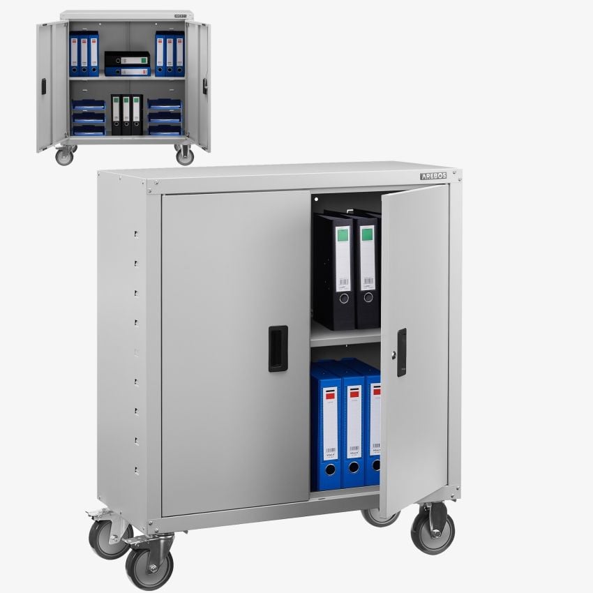 Aktenschrank mit Rollen 90cm