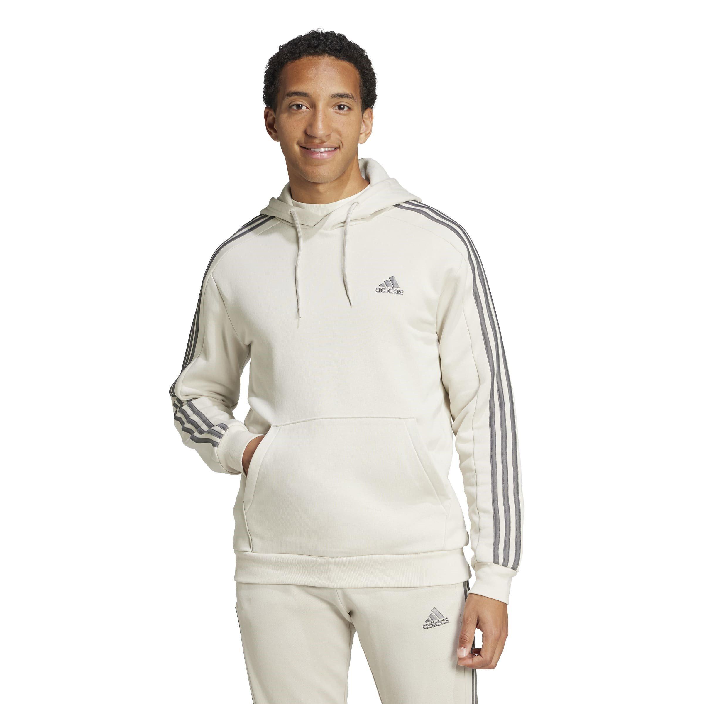 adidas Essentials Fleece 3-Stripes Hoodie Mens