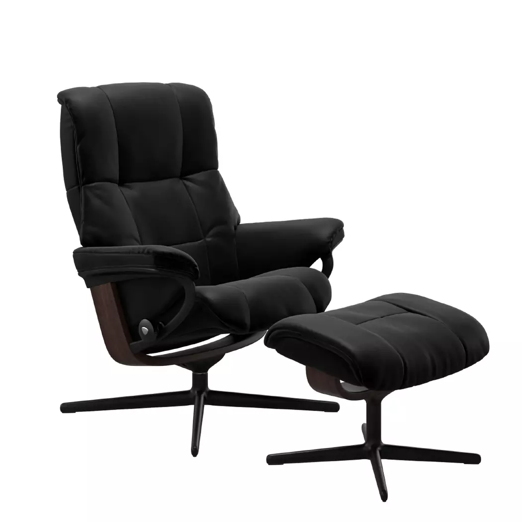 Sessel mit Hocker Mayfair Cross