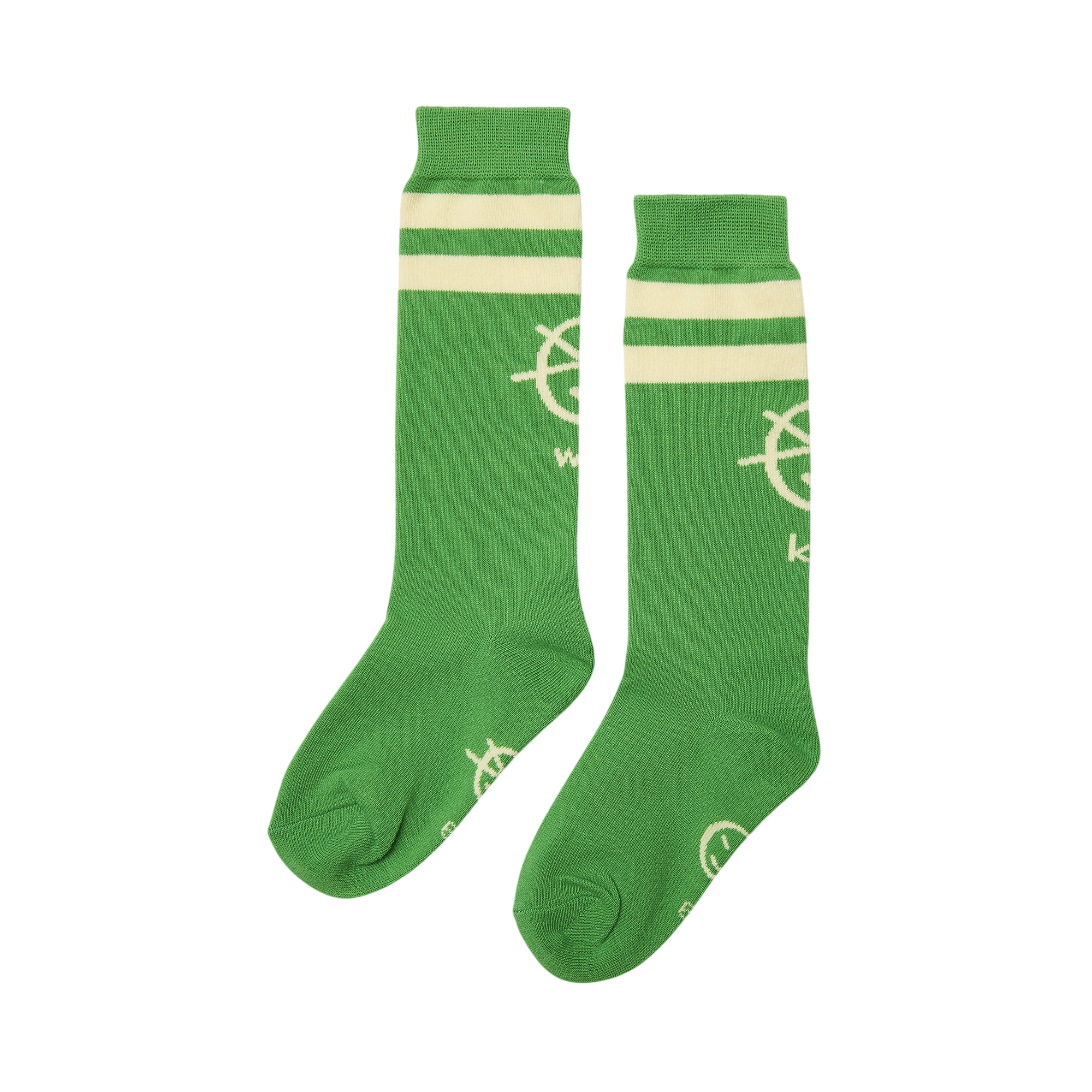 Socken Vela Wynken Fresh Green Ecru