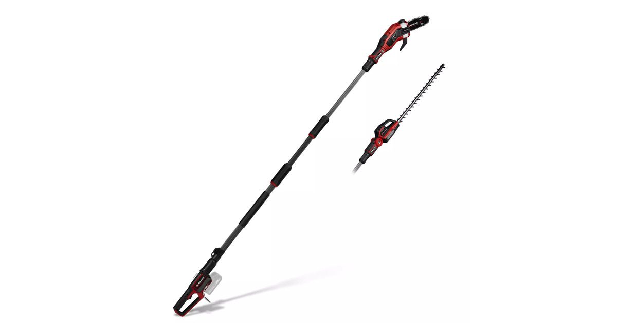 EINHELLPROFESSIONAL Accu Tuin-Multitool GP-HC 18/5020 Li T BL-Solo  (Rood/zwart, Accu en oplader niet inbegrepen)