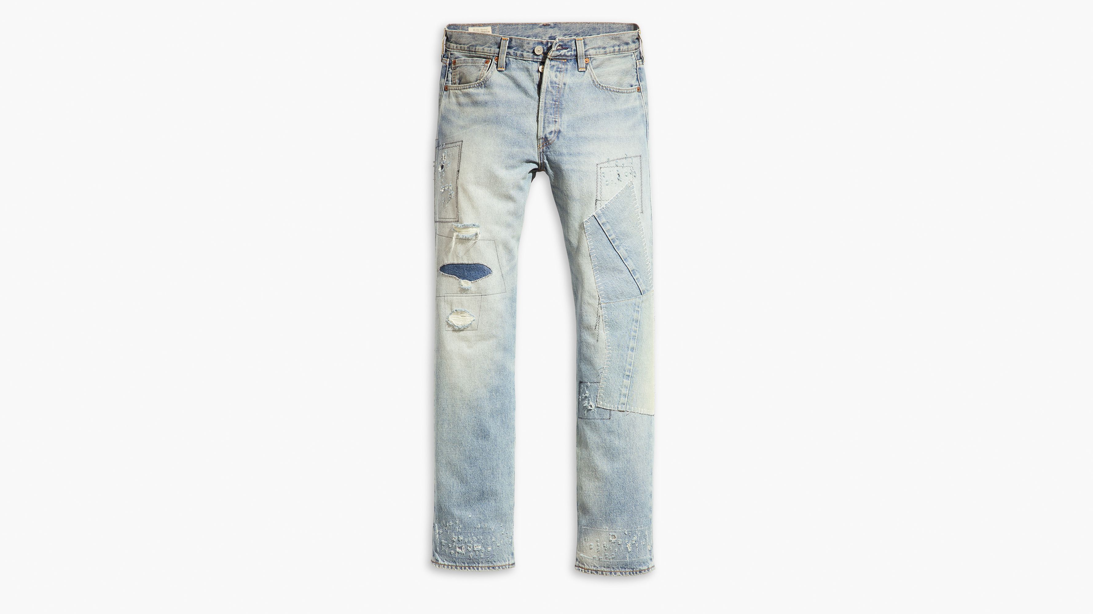 Levi's® jean 501® Original lisière selvedge - Happy To Be Here Destructed Hemp Selvedge - Bleu