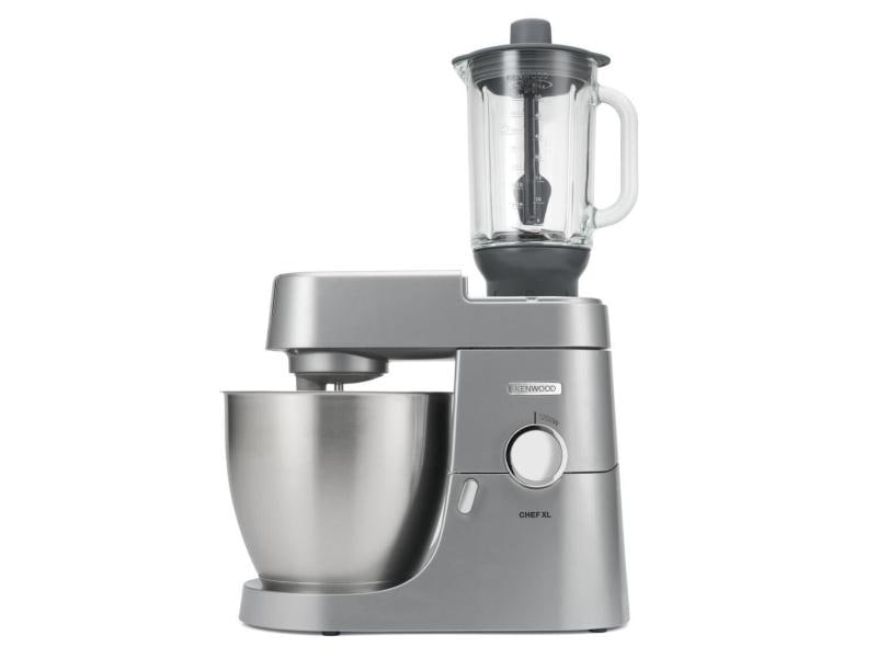 Kenwood Mixer-Aufsatz KAH359GL Hitzeresistenter Glaskrug-Mixeraufsatz mit Rührstab und Edelstahlklingen