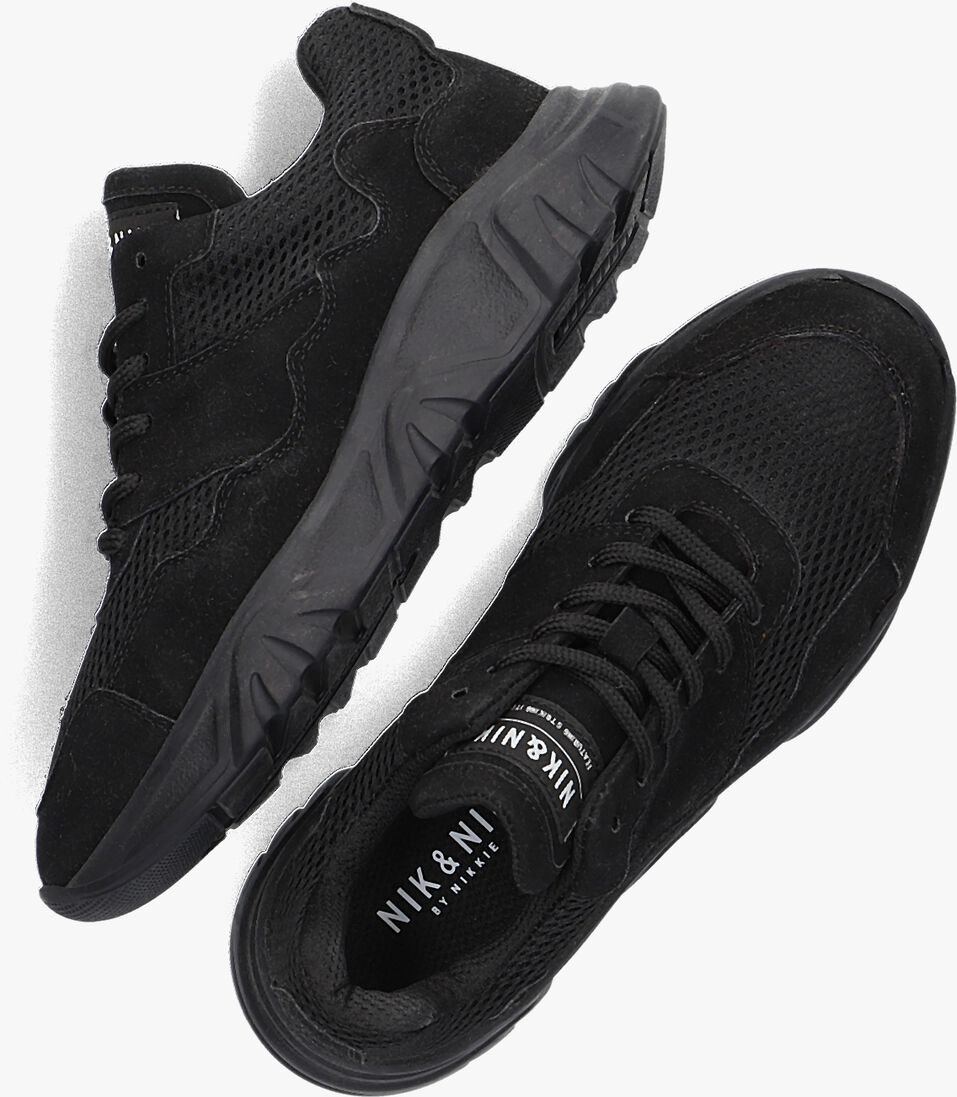 NIK & NIK zwarte nik & nik lage sneakers delta sneakers