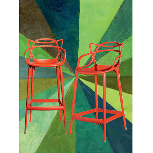 Kartell Masters Barkruk 65 cm - Zwart