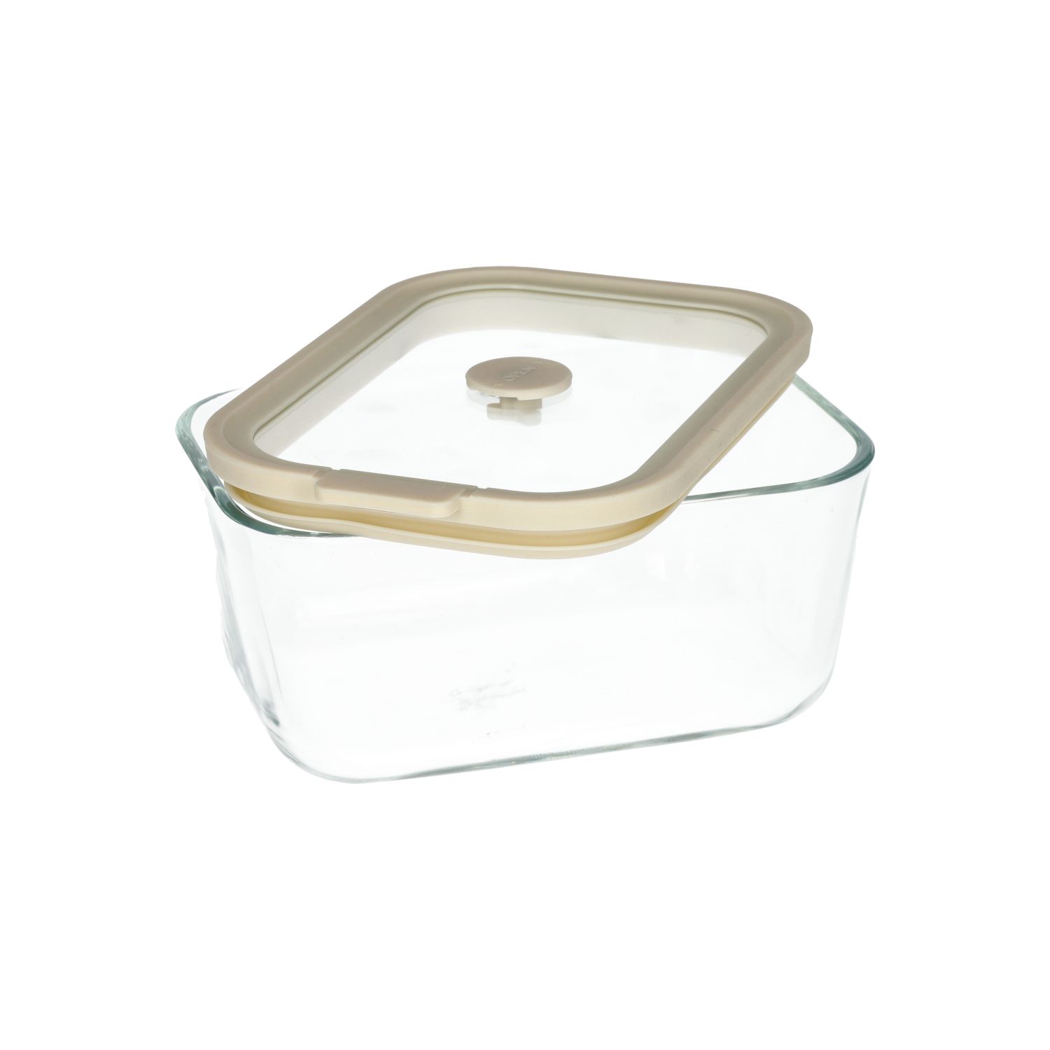 Vershoud/ovenschaal met glazen deksel, hittebestendig glas en siliconen, 750 ml