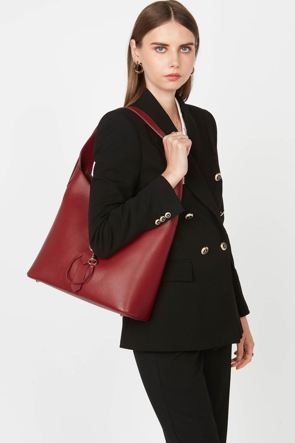 Foulonné Double Hook-Grand sac hobo