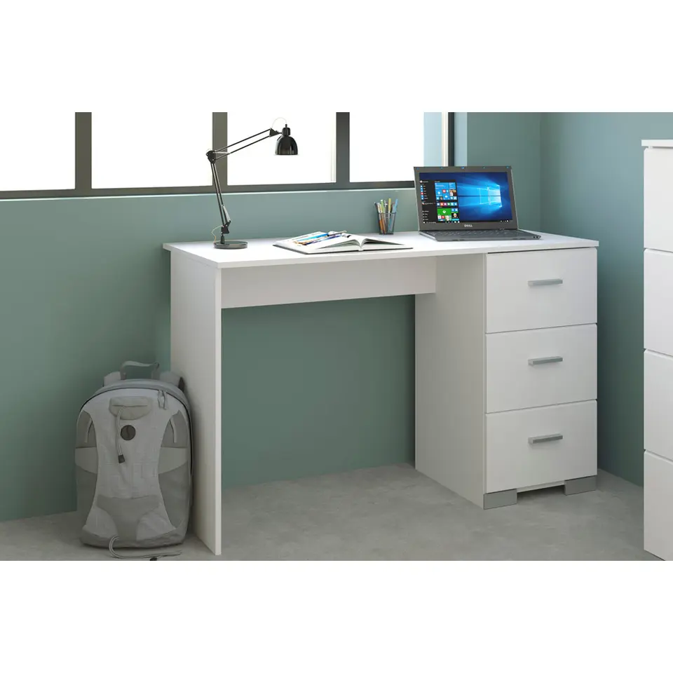Bureau Timo - wit - 75,5x120x50 cm