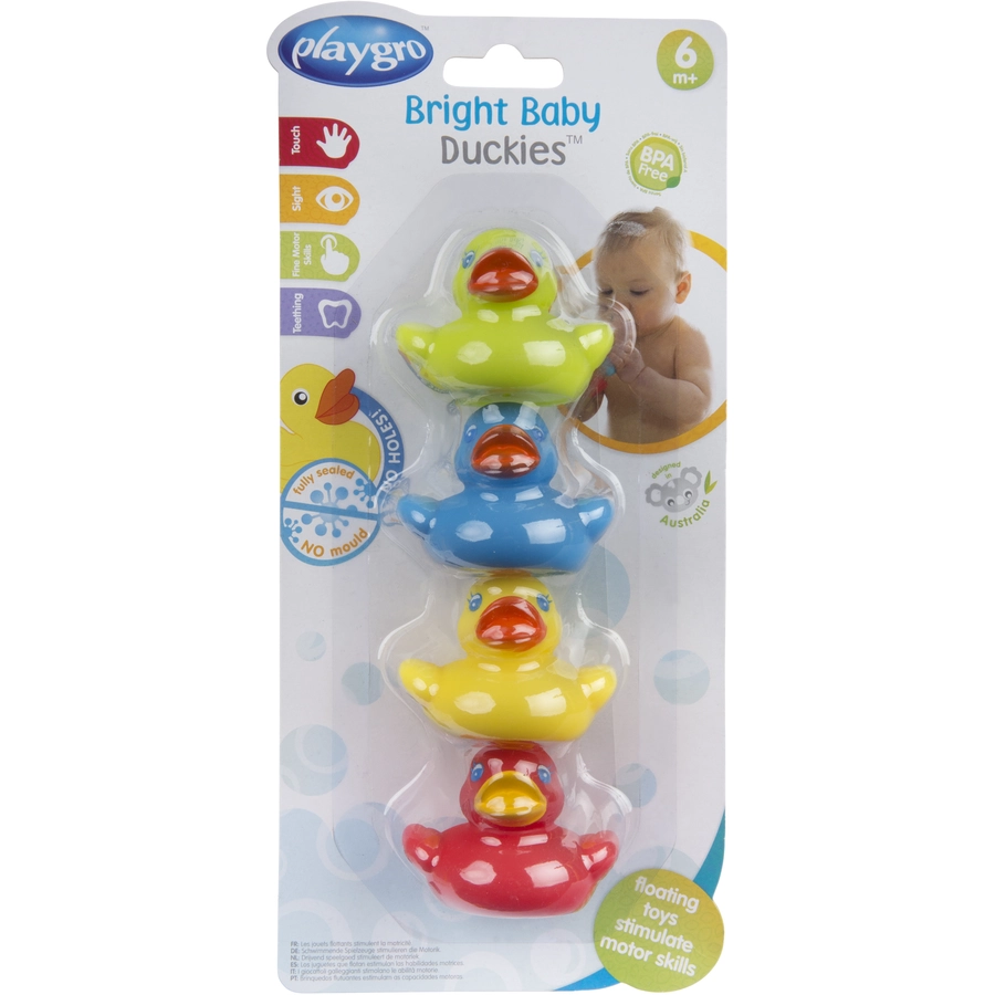 playgro Mini-Badeenten 4 Stück