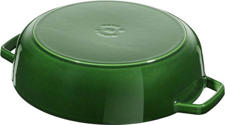 Staub Sauterpande Chistera 28 cm Basilikumsgrøn Grøn