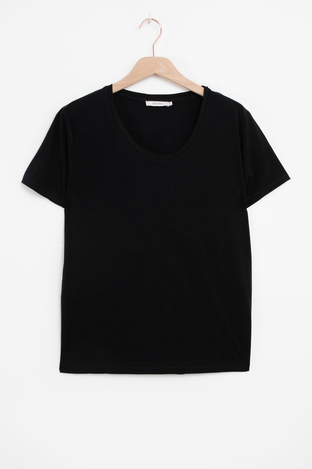 Zwart basic T-shirt