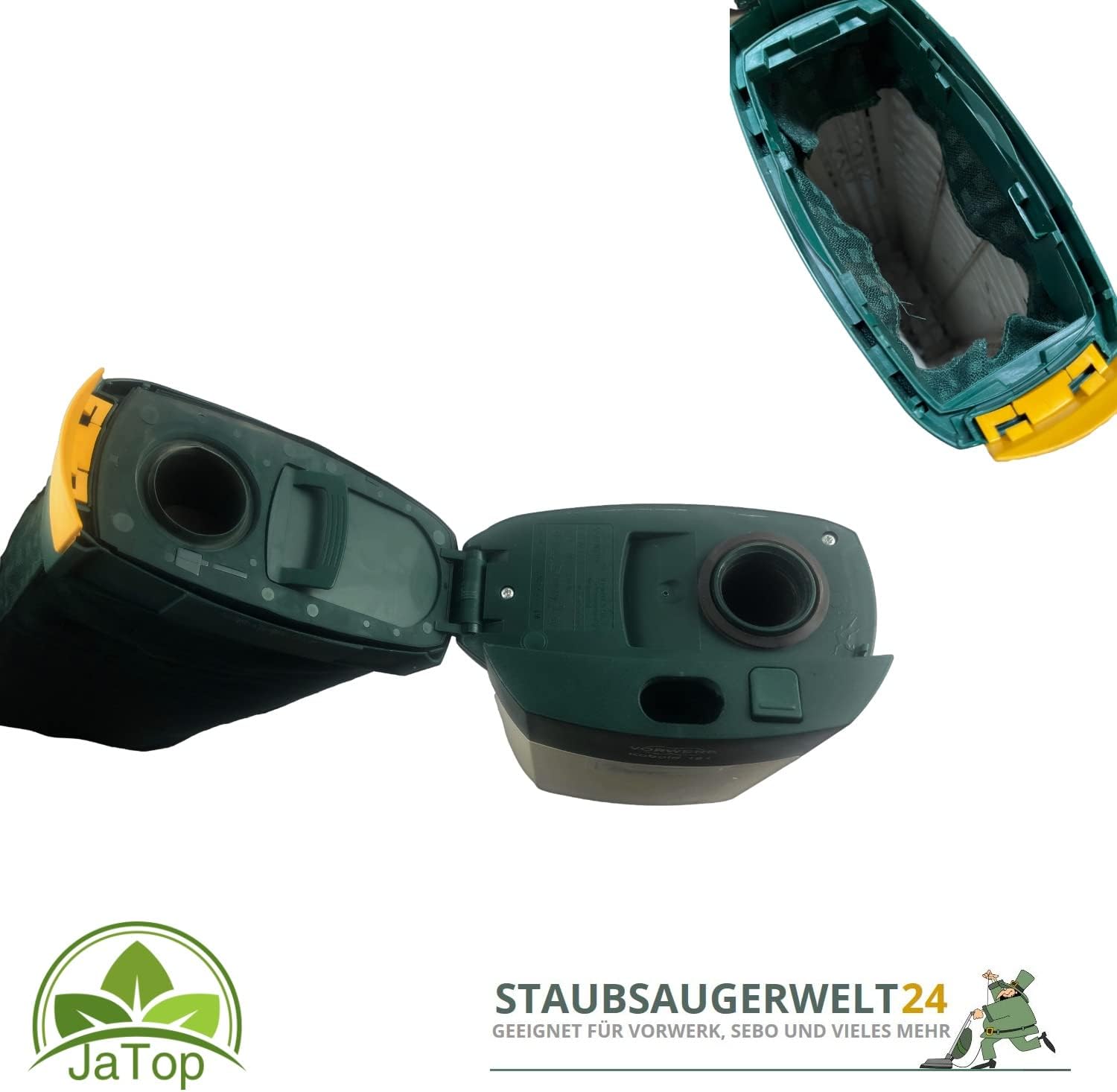 Original Kobold 121 inkl. Elektrobürste ET 340, Hartbodendüse und 10 Staubsaugerbeutel +Duft Renewed + generalüberholt Garantie, mit Beutel