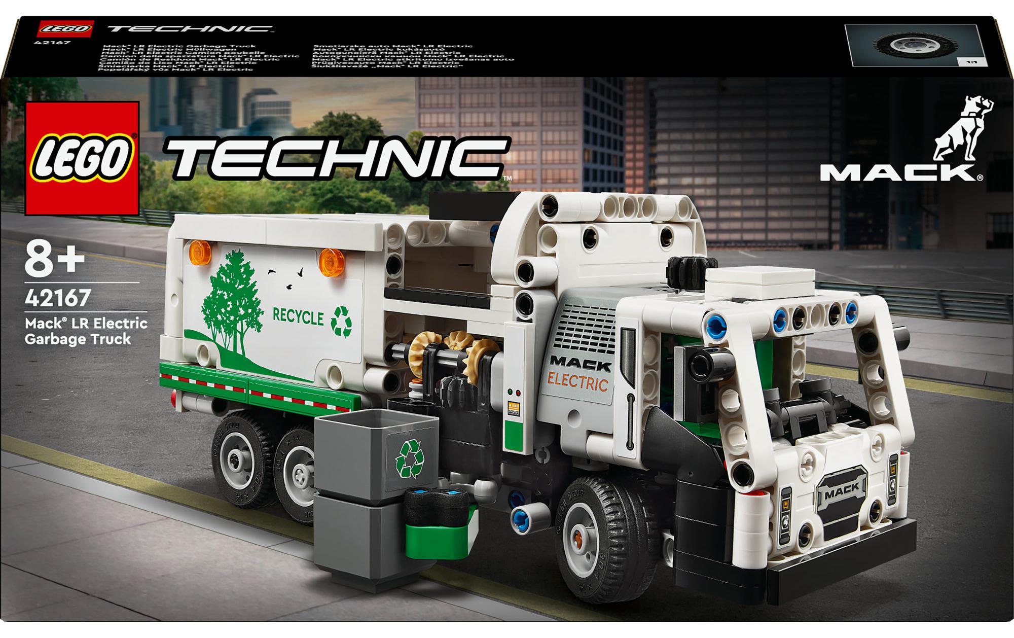 Technic Mack LR Electric Müllwagen 42167Bau- und Spielset mit realistischen Details