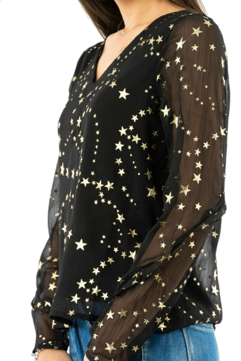 tee shirt manches longues Veromoda feana black