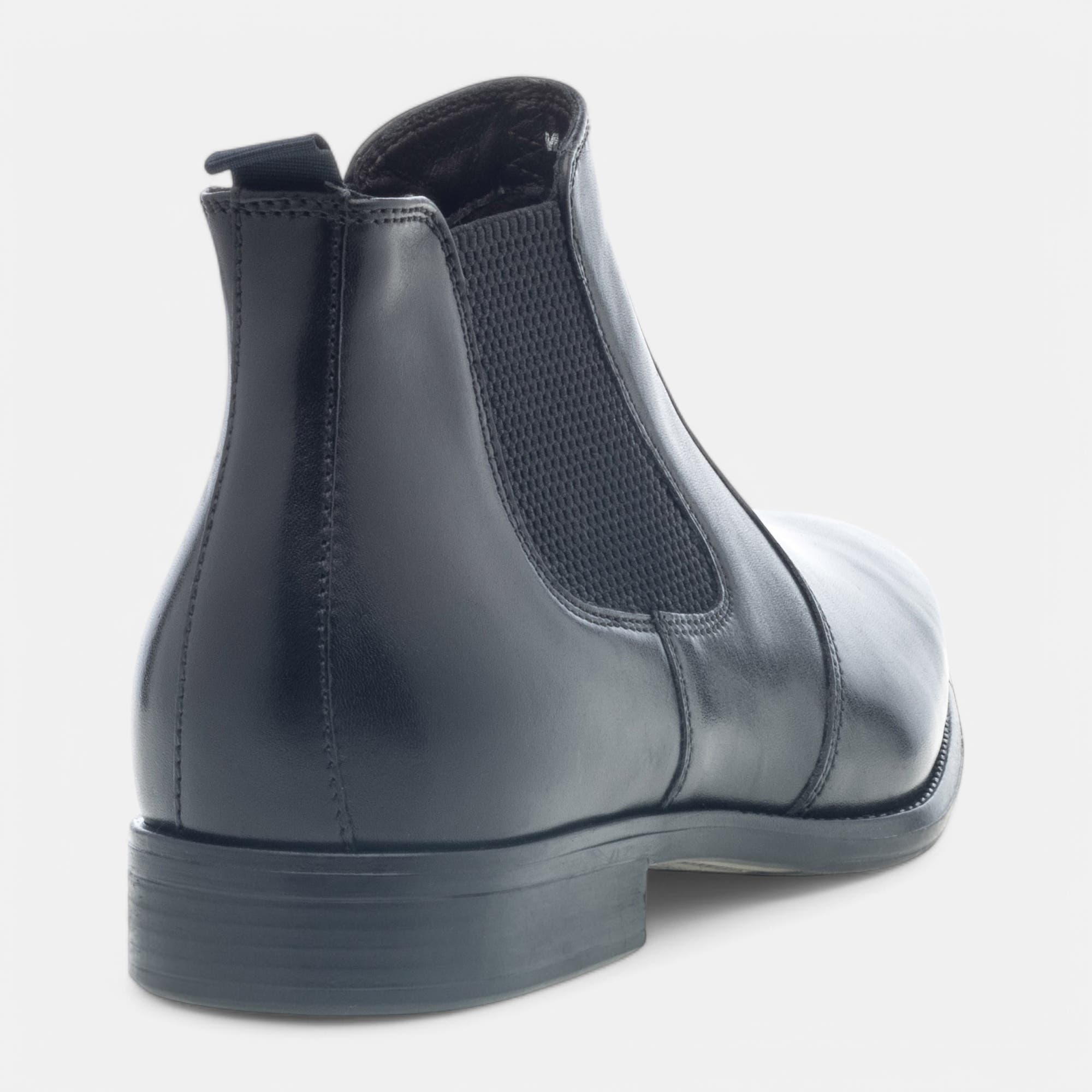 Boots chelsea Homme en cuir noir