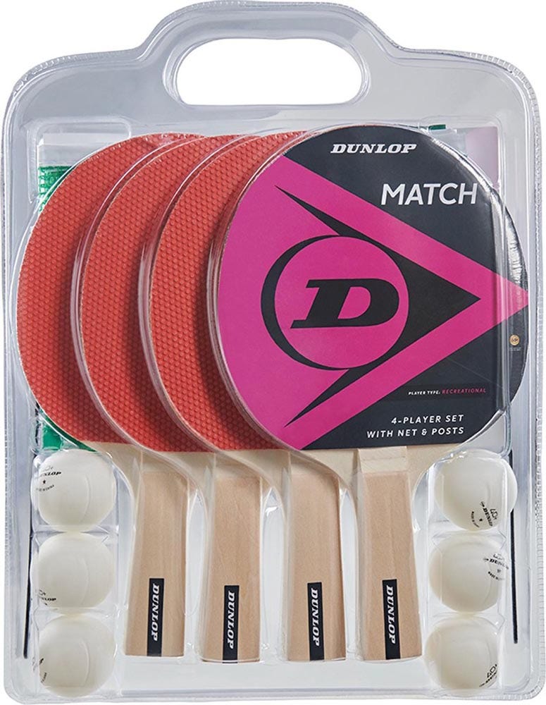 Dunlop  Match Tafeltennis Set (4P)