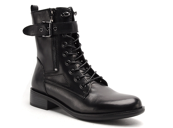 Regarde le ciel boots bottine plates femme jada 01 noir