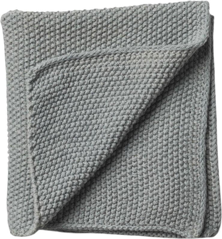 Humdakin Knitted dishcloth Stone Stone