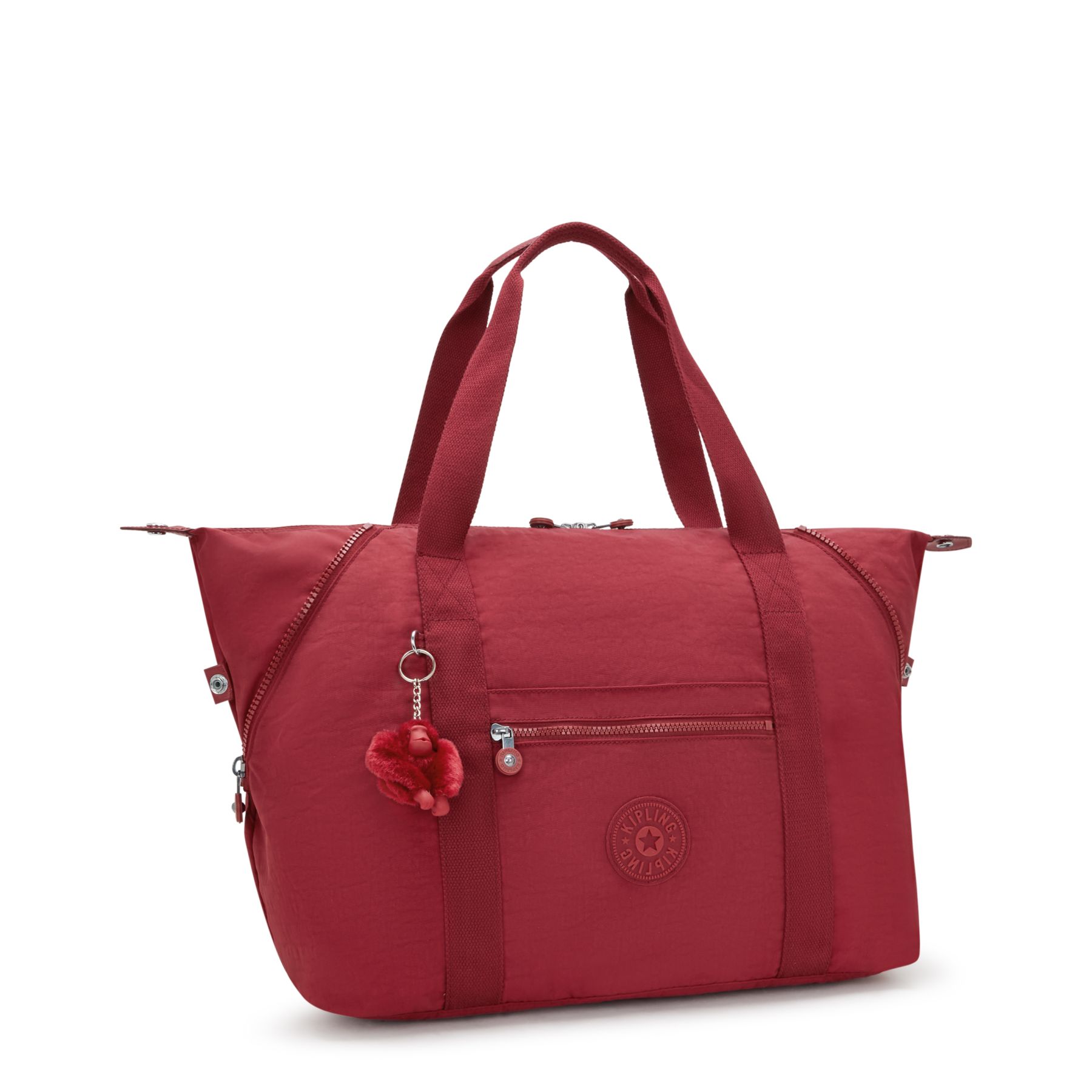 ART M  Sac fourre-tout multi-usage taille moyenne avec manchon pour valise - Funky Red