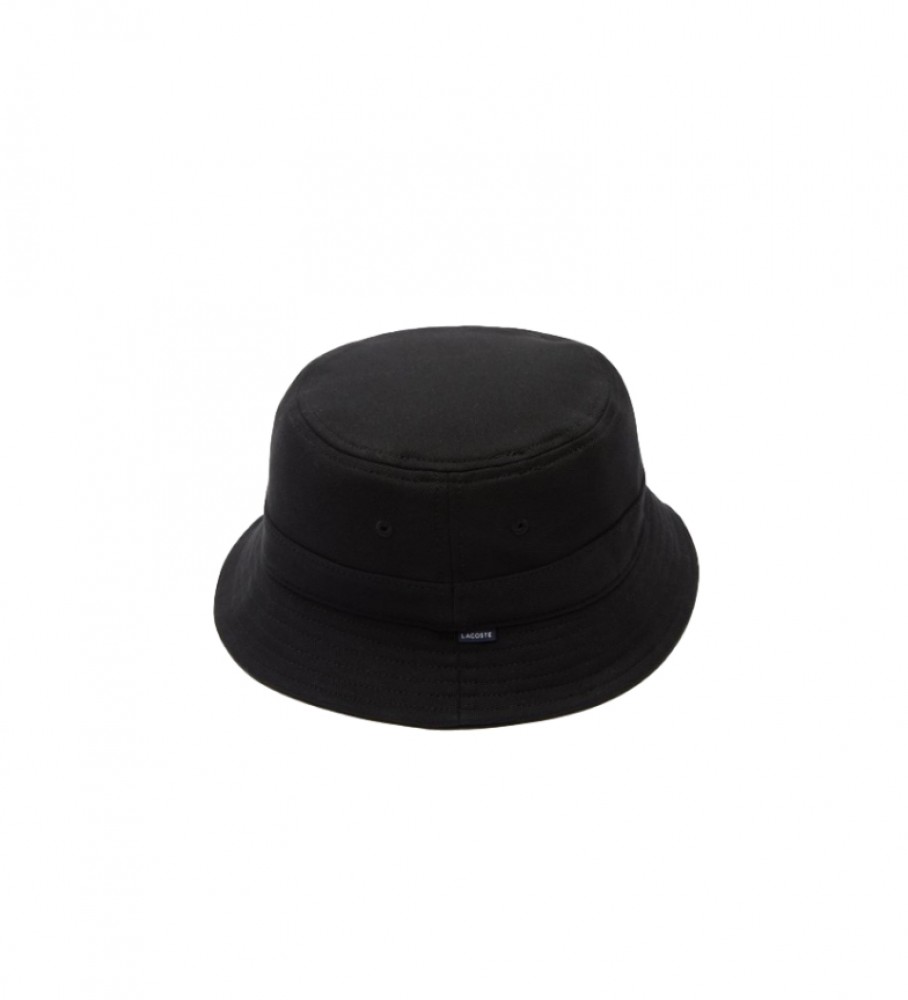 Chapéu de pescador preto Lacoste
