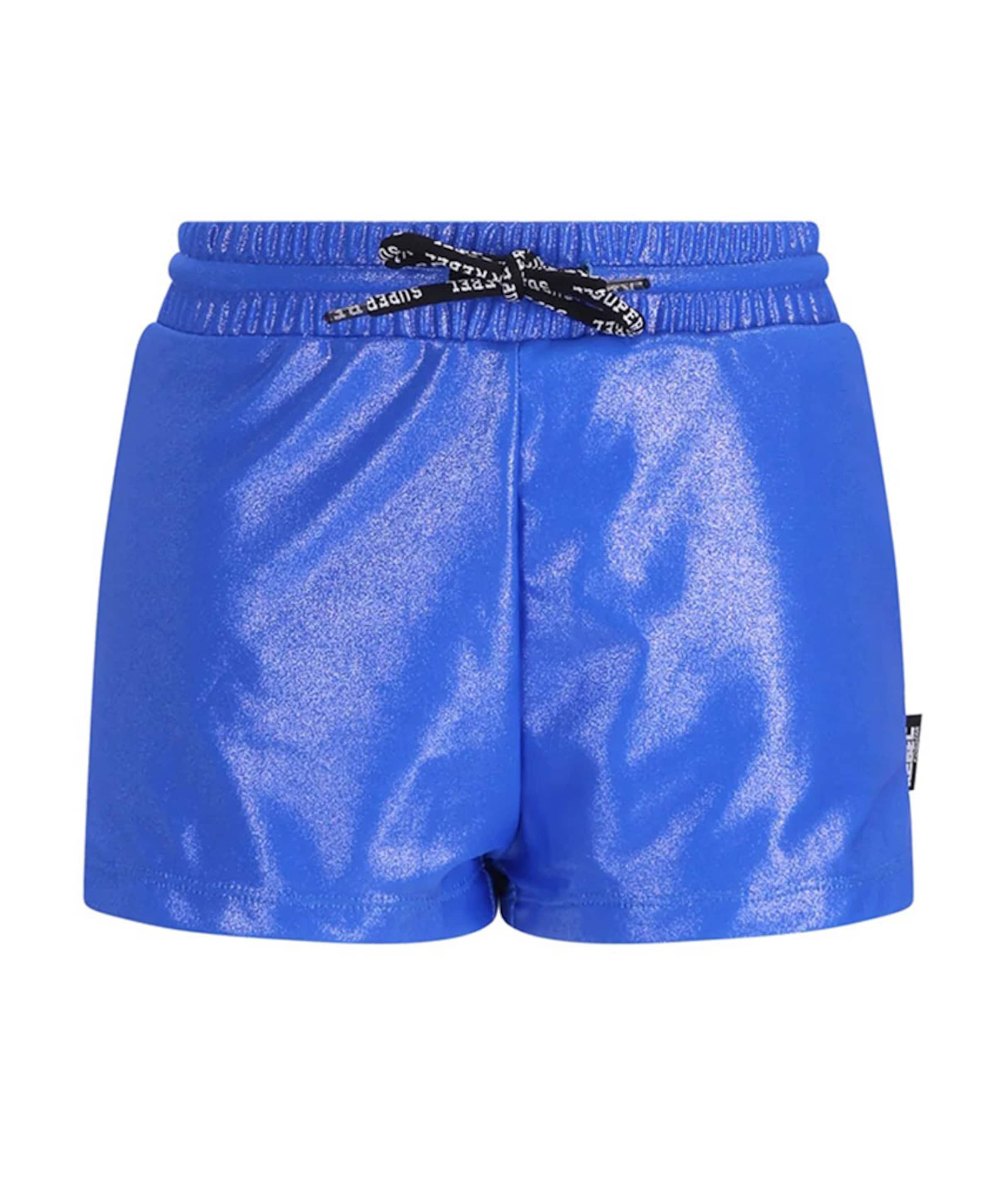 Superrebel Meisjes zwemshort blauw