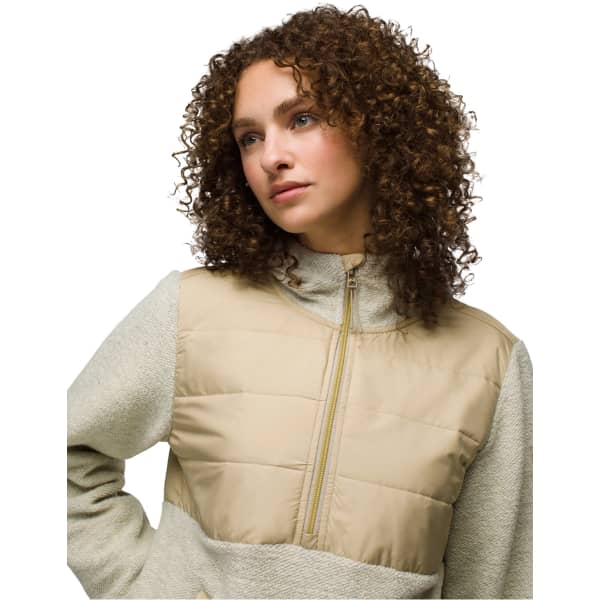 Sweat polaire PRANA INCREDIWOOL 1/2 ZIP W SANDSTONE