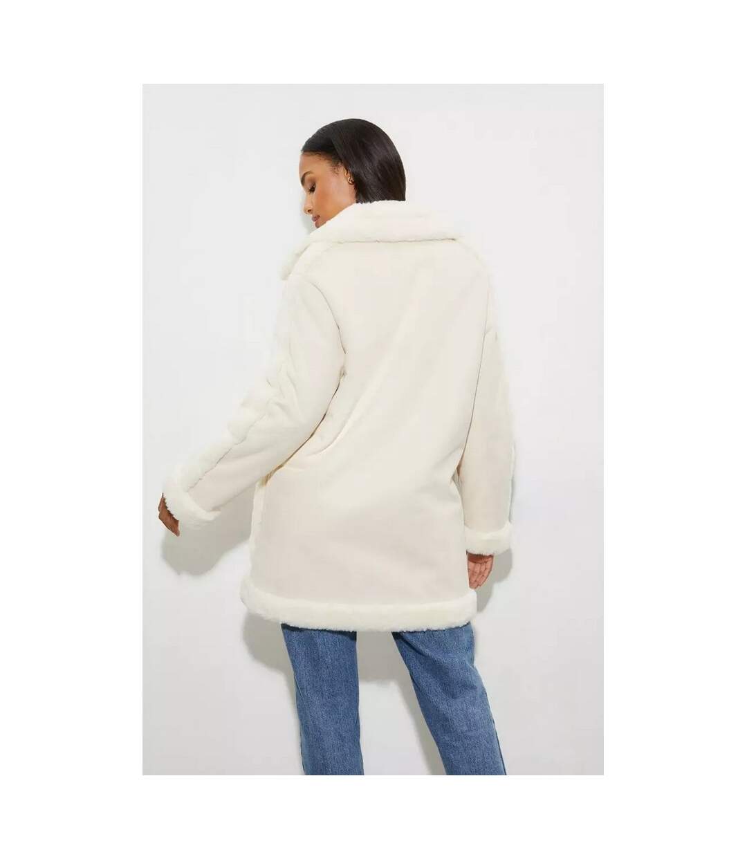 Dorothy Perkins - Manteau LUXE - Femme (Blanc cassé) - UTDP541
