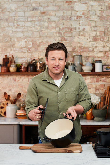 JAMIE OLIVER Premium fonte d'acier Faitout 24 cm + couvercle