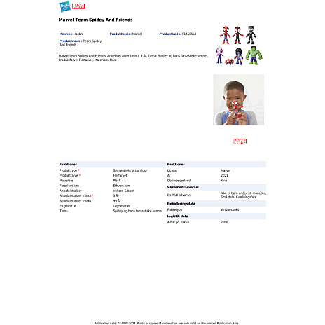 Spidey og hans fantastiske venner figur pakke