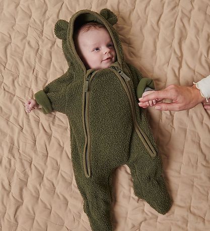 MarMar Fleecedragt - Teddy - Robert B - Olive Leaf