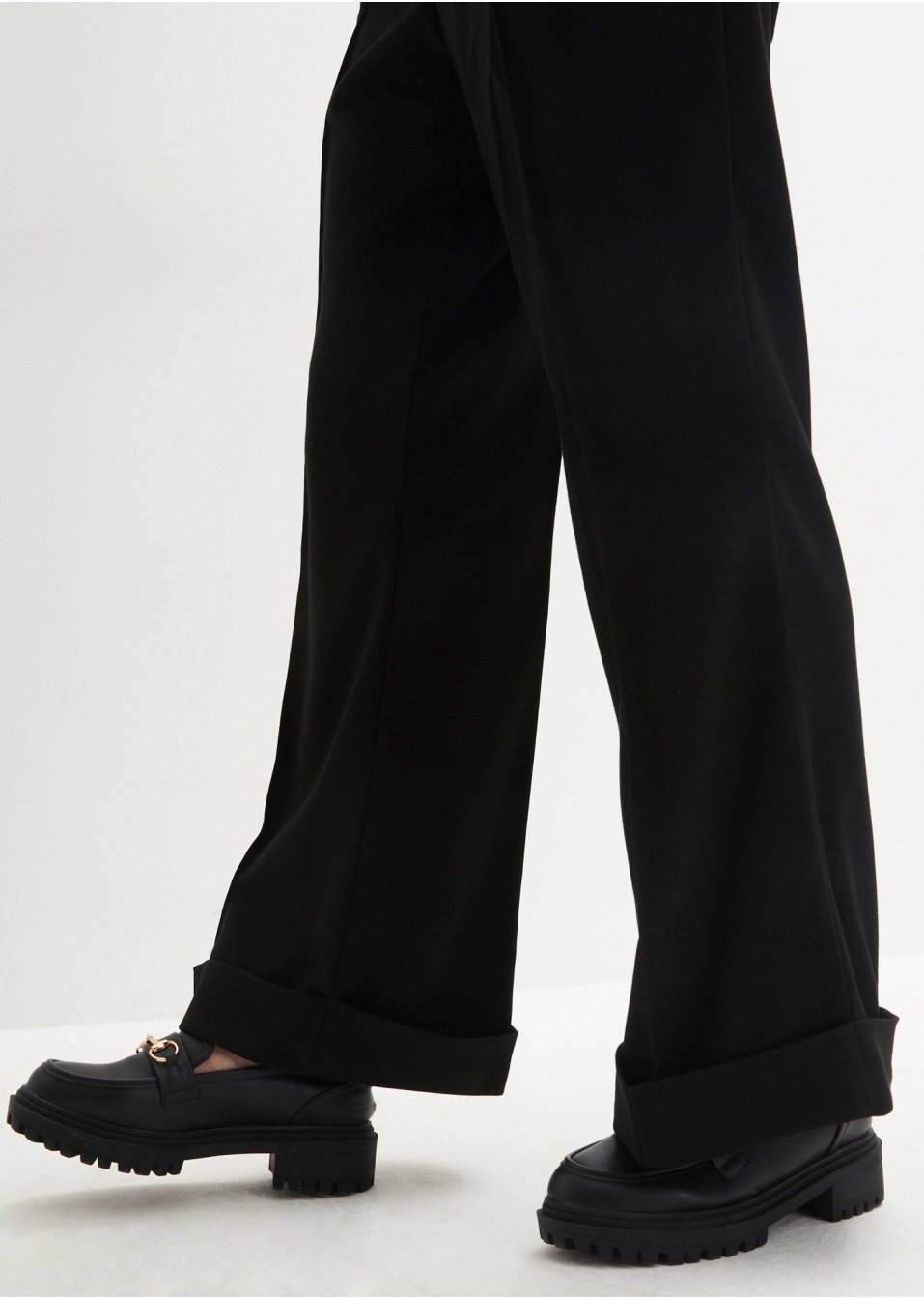 Pantalon Flared avec revers
