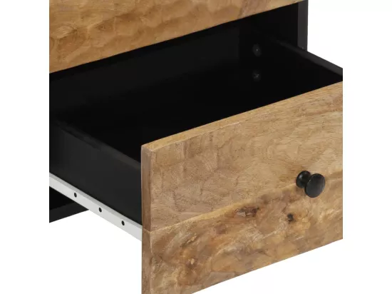 Prolenta Premium - Tables de chevet 2 pcs 40x33x46 cm Bois de manguier solide